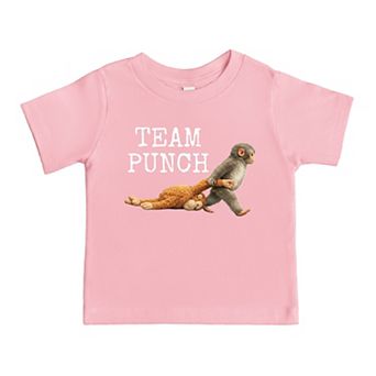 Team Punch Typewriter White - Toddler Short Sleeve Graphic T-Shirt