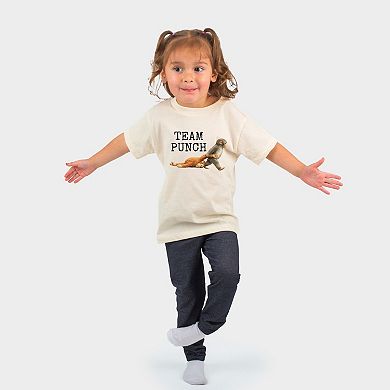 Team Punch Typewriter Black - Toddler Short Sleeve Graphic T-Shirt
