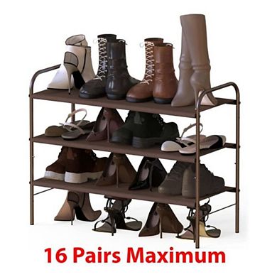 4-Tier Fabric Shoe Organizer