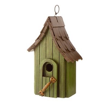 Handcrafted Wooden Birdhouse with Cottage Design: Eco-Friendly, Durable, and Decorative