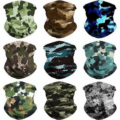 Multi-functional Face Cover: UV Protection, Breathable, Washable, Versatile for Sports