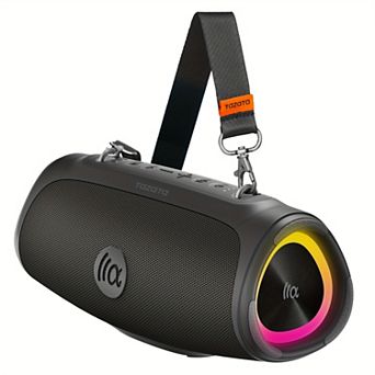 Portable Bluetooth Speaker with TWS, Powerbank, USB Charge Out, 10h Playtime, Dustproof&Waterproof