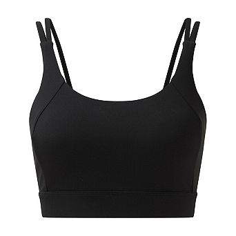 TriDri Womens/Ladies Cross Back Medium Impact Sports Bra