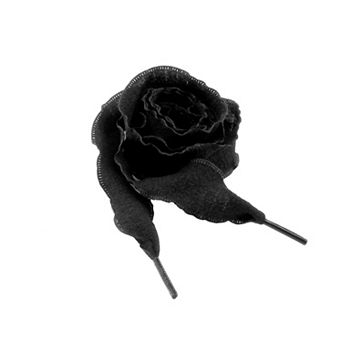 Women's 2 Pairs Rolled Ruffled Shoe Laces Pleated Shoestring 47.2"