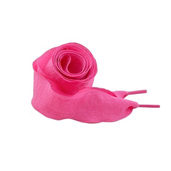 Women's 2 Pairs Rolled Ruffled Shoe Laces Pleated Shoestring 47.2"