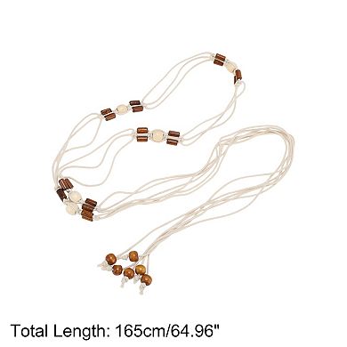 Hand-beaded Weaving Handmade Cord Belt 1 Pc