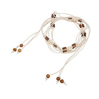 Hand-beaded Weaving Handmade Cord Belt 1 pc