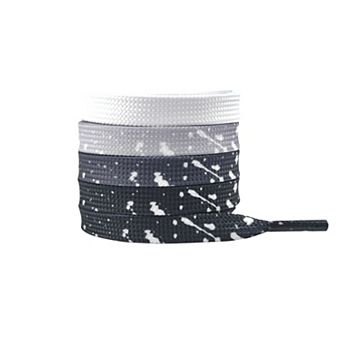Women's Flat Ink Splash Gradient Shoelaces for Athletic Sneakers 47.2"