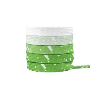 Women's Flat Ink Splash Gradient Shoelaces for Athletic Sneakers 47.2"