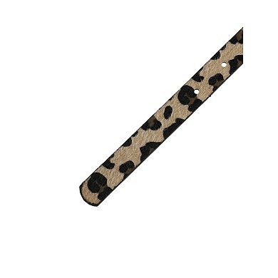 Women's Leopard Printed Retro Belts Waistband for Jeans Dresses