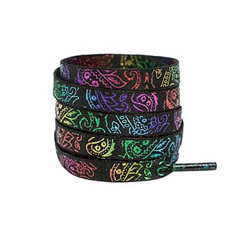 Women's Paisley Shoe Laces for Sneakers for Hiking Shoes 47.2"