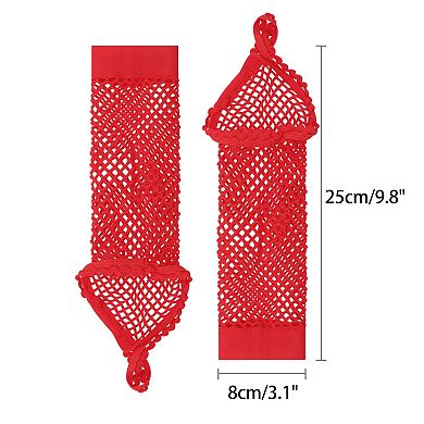 Women's Fishnet Glove Lace Gloves with Finger Loop for Party Cosplay