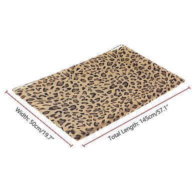 Women's Leopard Printed Chiffon Scarves Long Lightweight Soft Sheer Neck Scarf