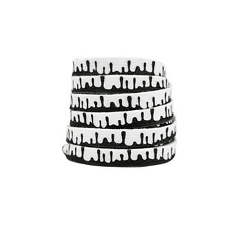 Colorful Shoe Strings Gradient Melted Patterned Shoelaces for Sneakers 1 Pair 47.2"