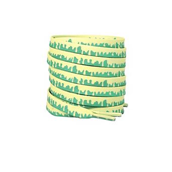 Colorful Shoe Strings Gradient Melted Patterned Shoelaces for Sneakers 1 Pair 47.2"
