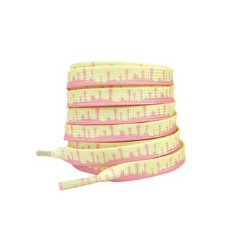 Colorful Shoe Strings Gradient Melted Patterned Shoelaces for Sneakers 1 Pair 47.2"