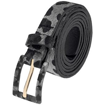 Women's Leopard Print Retro Belts Waistband for Jeans Pants Dresses