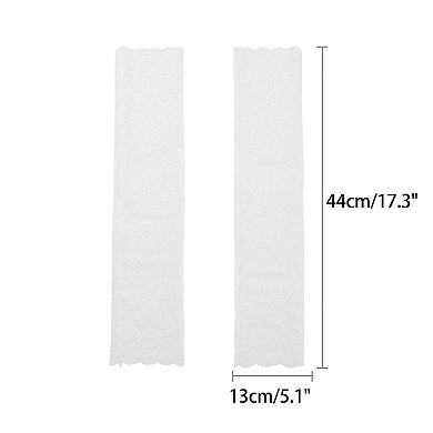 Women's Summer Driving Glove Detachable Arm Sleeves Lace Fingerless Gloves