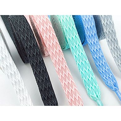 2 Pairs Flat Fat Shoe Laces 0.51'' Wide for Hiking Shoes