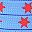 Light Blue Red