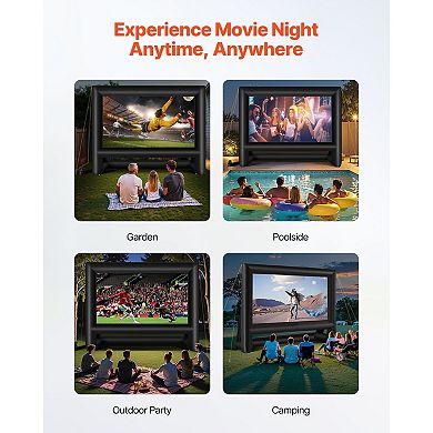 Outdoor Projector Screen for Movies Parties Weddings and Camping