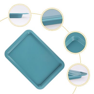 Baking Sheet Pan, Cookie Sheets for Roasting, Warp Resistant Nonstick Cake Pan, Durable Sheet Pans