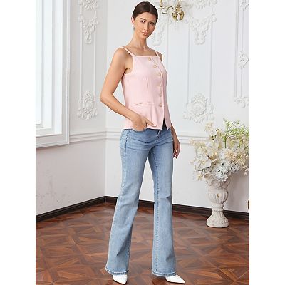 womens dress vest tops Amazon.com: GRACE KARIN Women's Dressy Vest Top, Plaid Suit Blazer Trendy,  Sleeveless Button Vintage Waistcoat Vest for Work Office S : Clothing,  Shoes & Jewelry