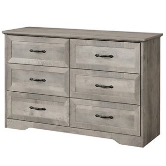 6 Drawers Dresser for Bedroom