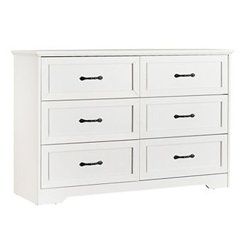 6 Drawers Dresser for Bedroom