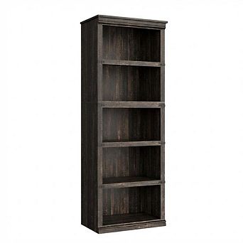 24.5" Wide 5 tier Bookcase with Storage