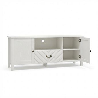 Entertainment Center with Led Lights