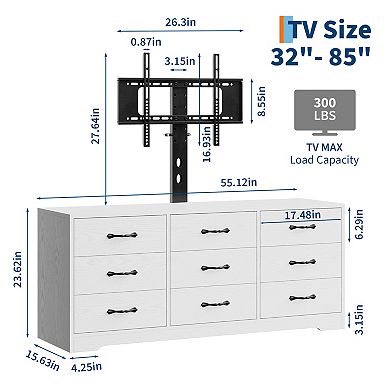 Modern TV Stand with Mount