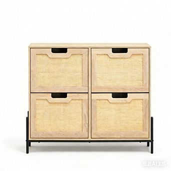 Entryway Narrow Shoe Organizer Cabinet