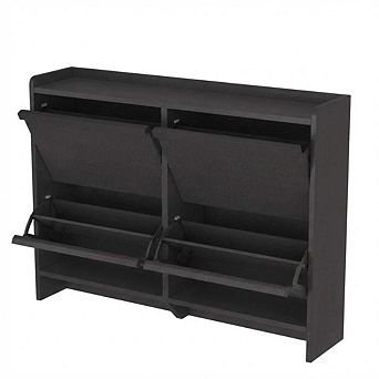 Horizontal 4-Drawer Shoe Cabinet