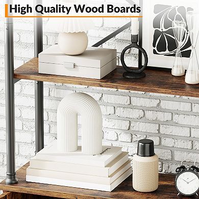 74'' Industrial Bookshelf