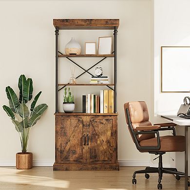 74'' Industrial Bookshelf