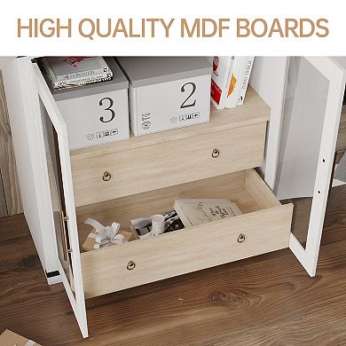 71.4 in Tall Farmhouse Arched Bookcase