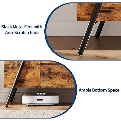 TV Stand with Storage Drawers for 47 Inch TVs