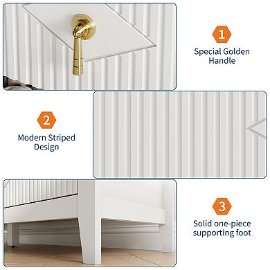 MDF and Painted U2 7 Drawer