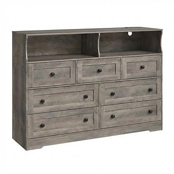 7-Drawer Wooden Chest of Drawers