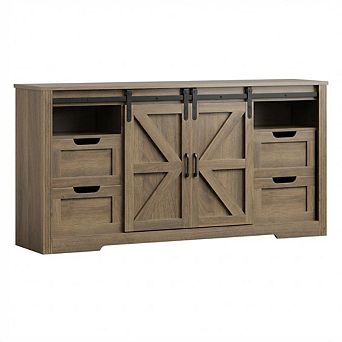 Rustic TV Console for 70-Inch Televisions