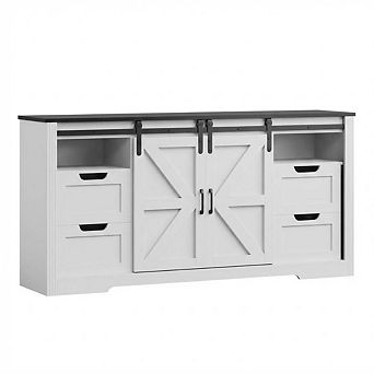 Rustic TV Console for 70-Inch Televisions