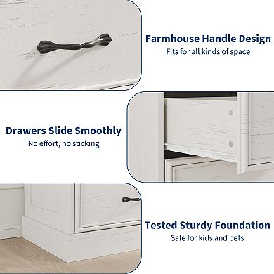 Horizontal American Style 7 Drawers Cabinet