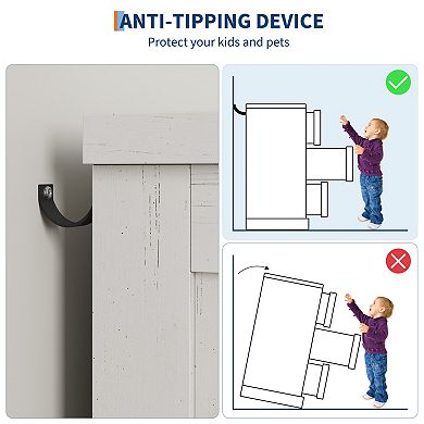 Horizontal American Style 7 Drawers Cabinet