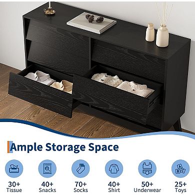 47" Wide & 6 Dresser for Bedroom