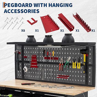 60-Inch Heavy-Duty Garage Workbench