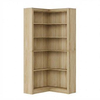 5 tier Corner Bookshelf