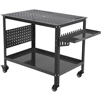 36"X24" Welding Table with Wheels & Storage