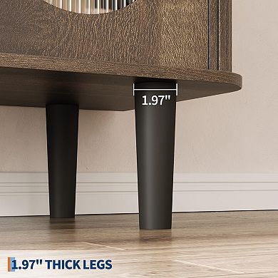 Corrugated Board Rounded Corner Sideboard