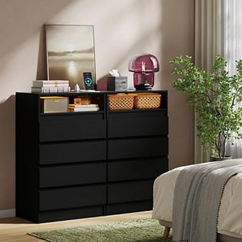 8 Drawer Double Dresser